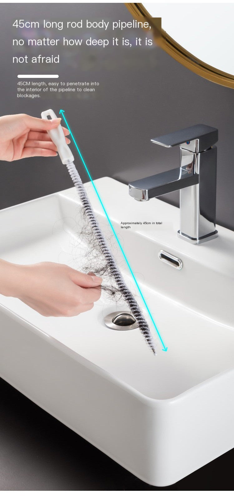 FlexiPipe Hair Removal Tool