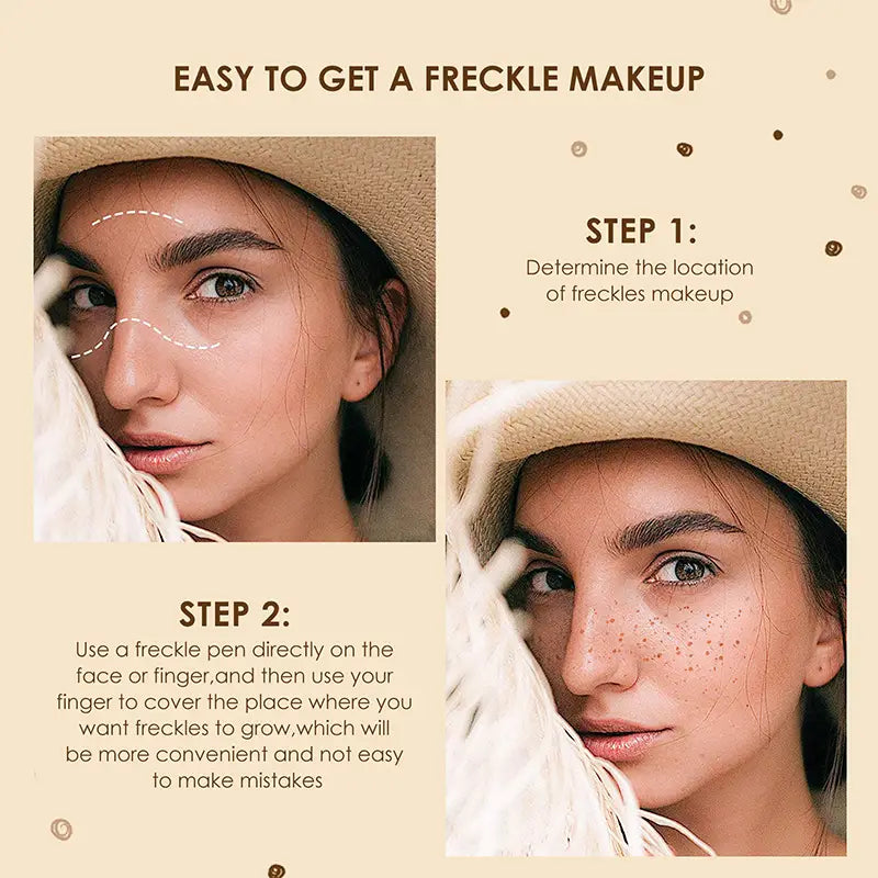 Colorful Waterproof Freckle Pencil for Natural Look